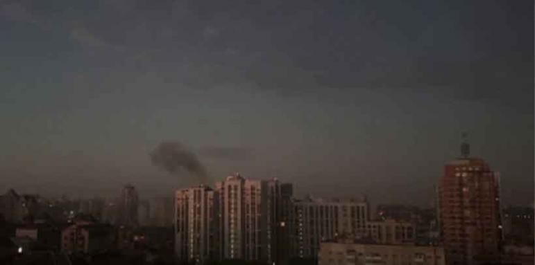 Централният Шевченски район на украинската столица беше разтърсен от експлозии